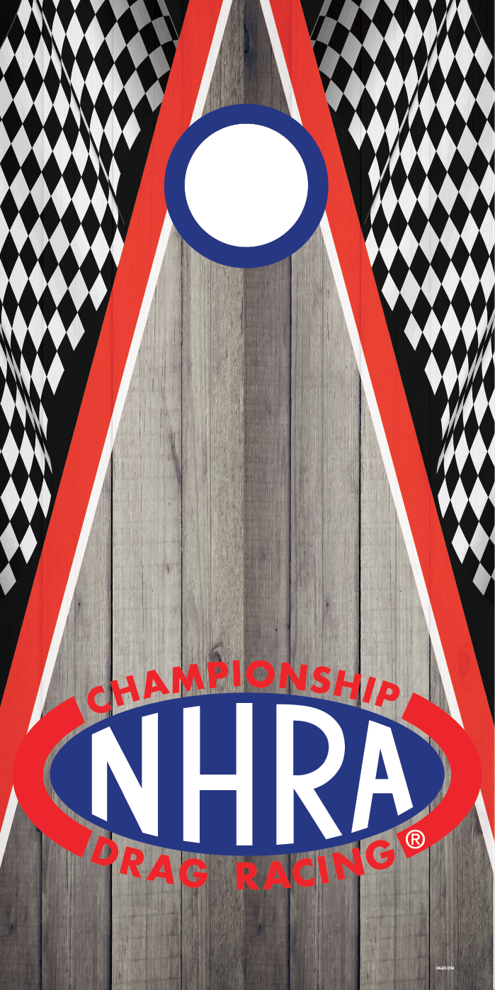 Corn Hole Board Wrap - NHRA Set Cornhole
