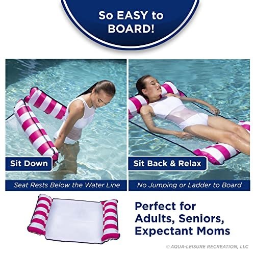 Aqua Original 4-in-1 Monterey Hammock Pool Float & Water Hammock –...