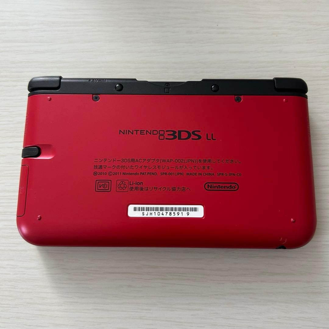Nintendo 3DSLL Console only Red Black 75