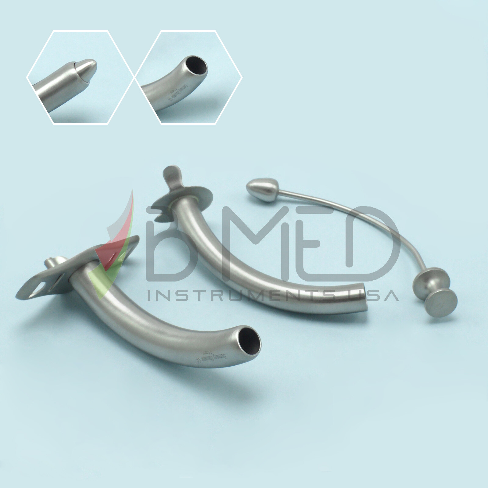 OR Grade Jackson Tracheostomy Tracheal Tube 11mm Stainless Steel ENT Instrument