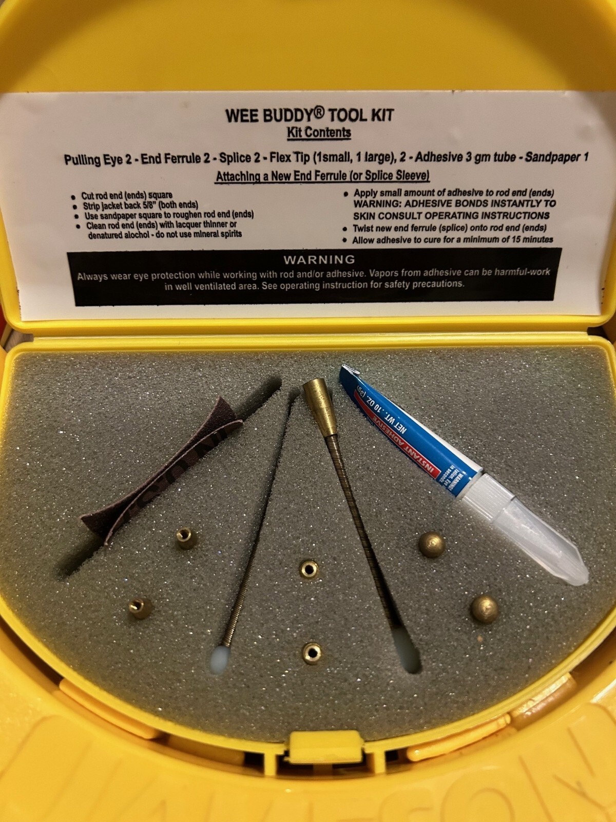 JAMESON WEE BUDDY FIBERGLASS FISH TAPE W/ 1/8” X 100’  MODEL WB100 MADE IN USA.
