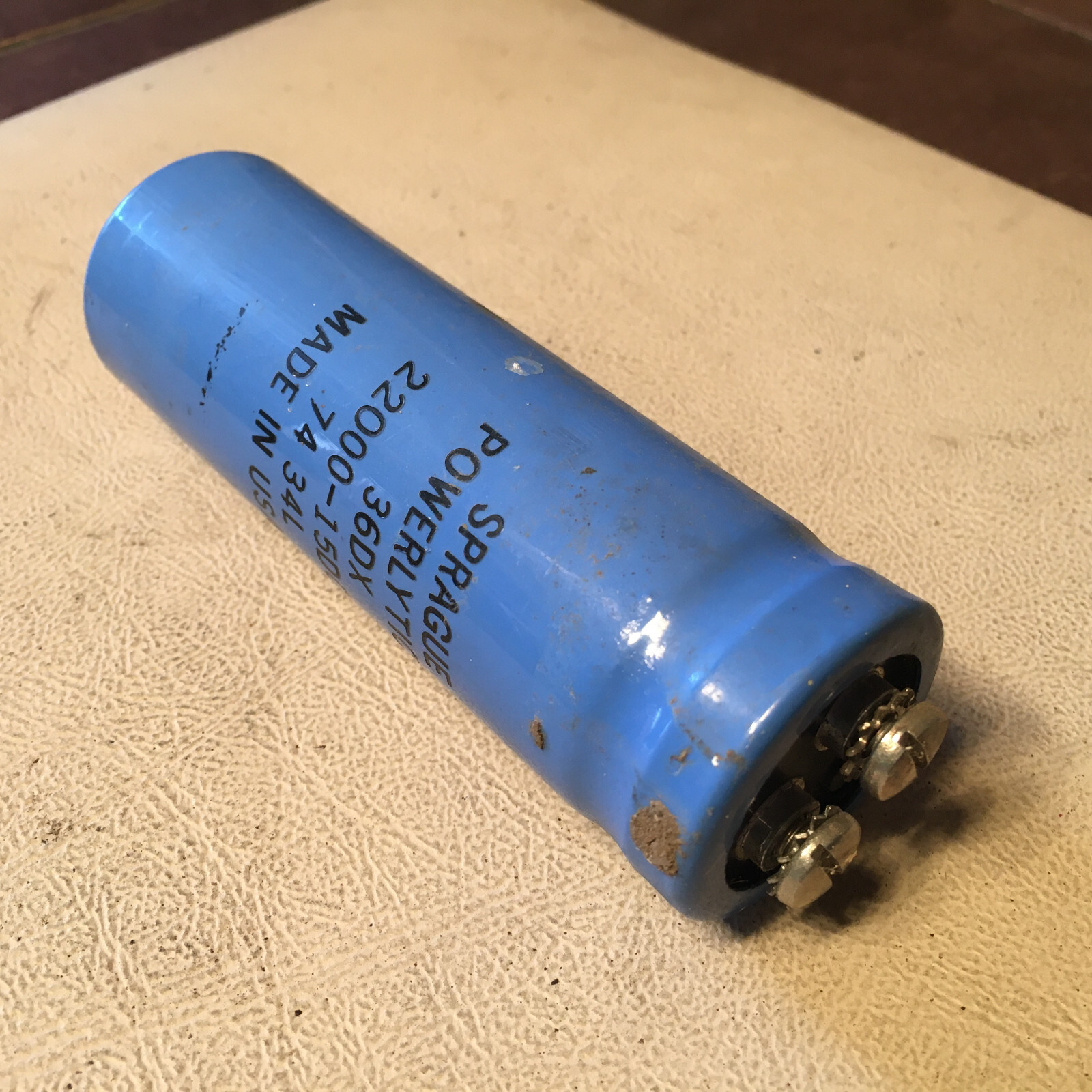 Sprague Powerlytic Capacitor, 22,000uf, 15vdc