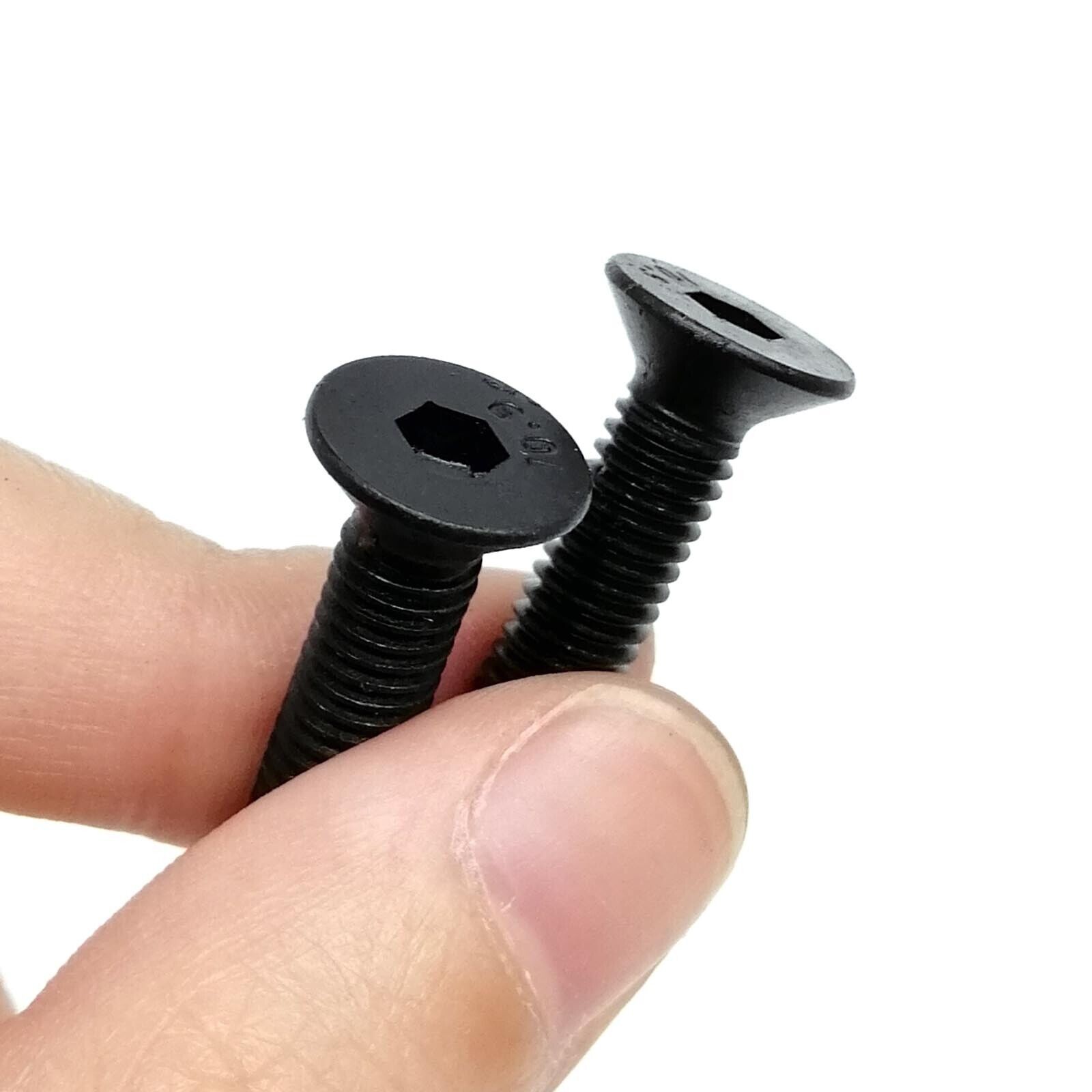 M3 Hexagon Hex Socket Flat Countersunk Head Screw Bolt Set grade 10.9 Steel