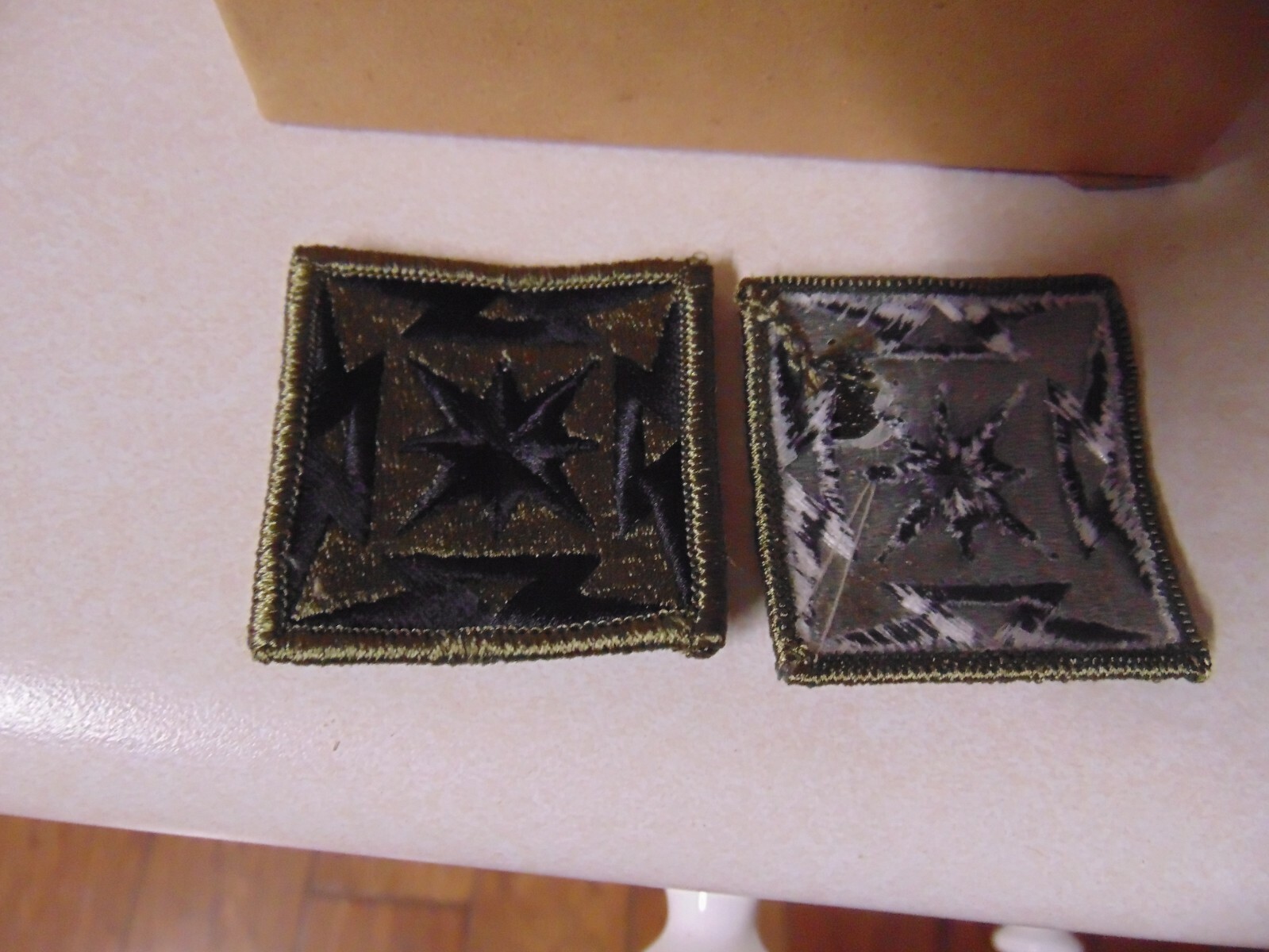 MILITARY PATCH SEW ON OD GREEN SUBDUED US ARMY BROADCASTIND SERVICE