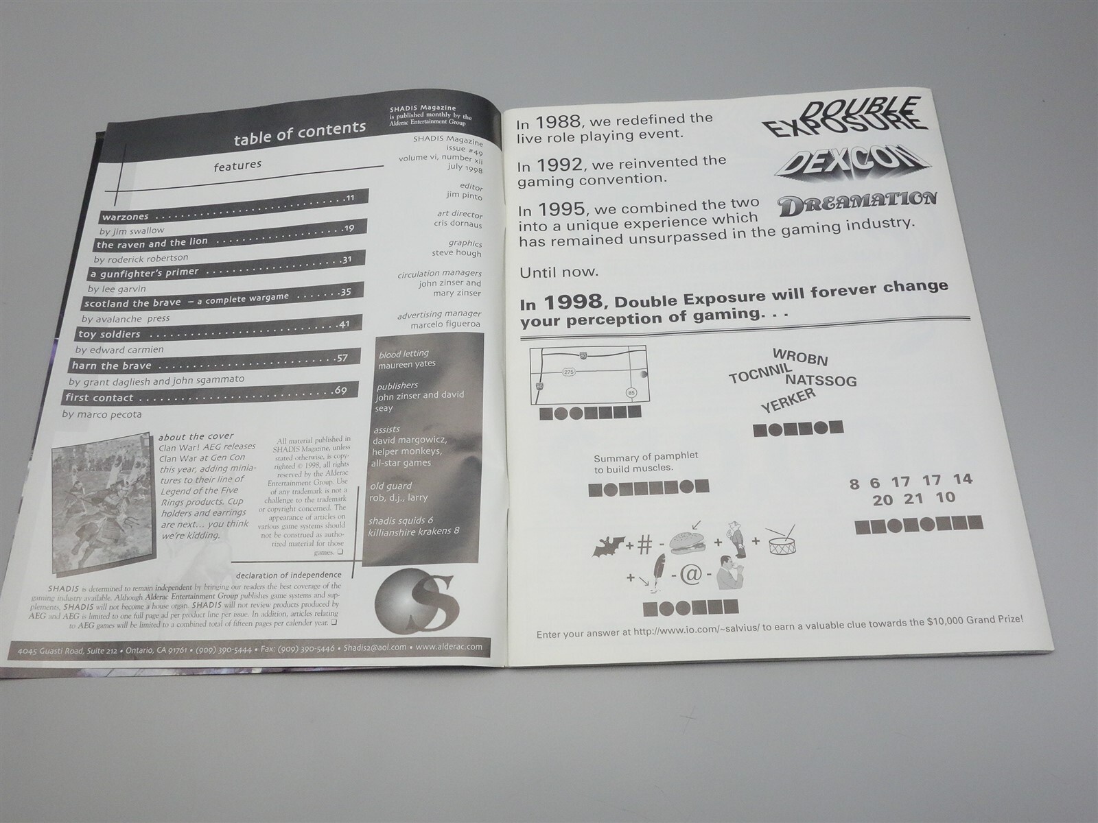 Shadis Magazine: Issue # 49