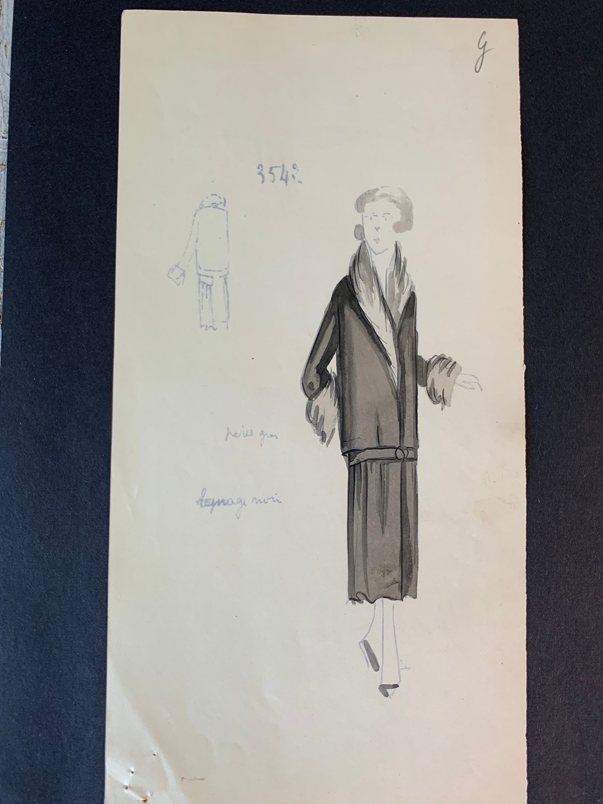 1 Edward MOLYNEUX Antique French Paris Fashion House of illustration drawings s