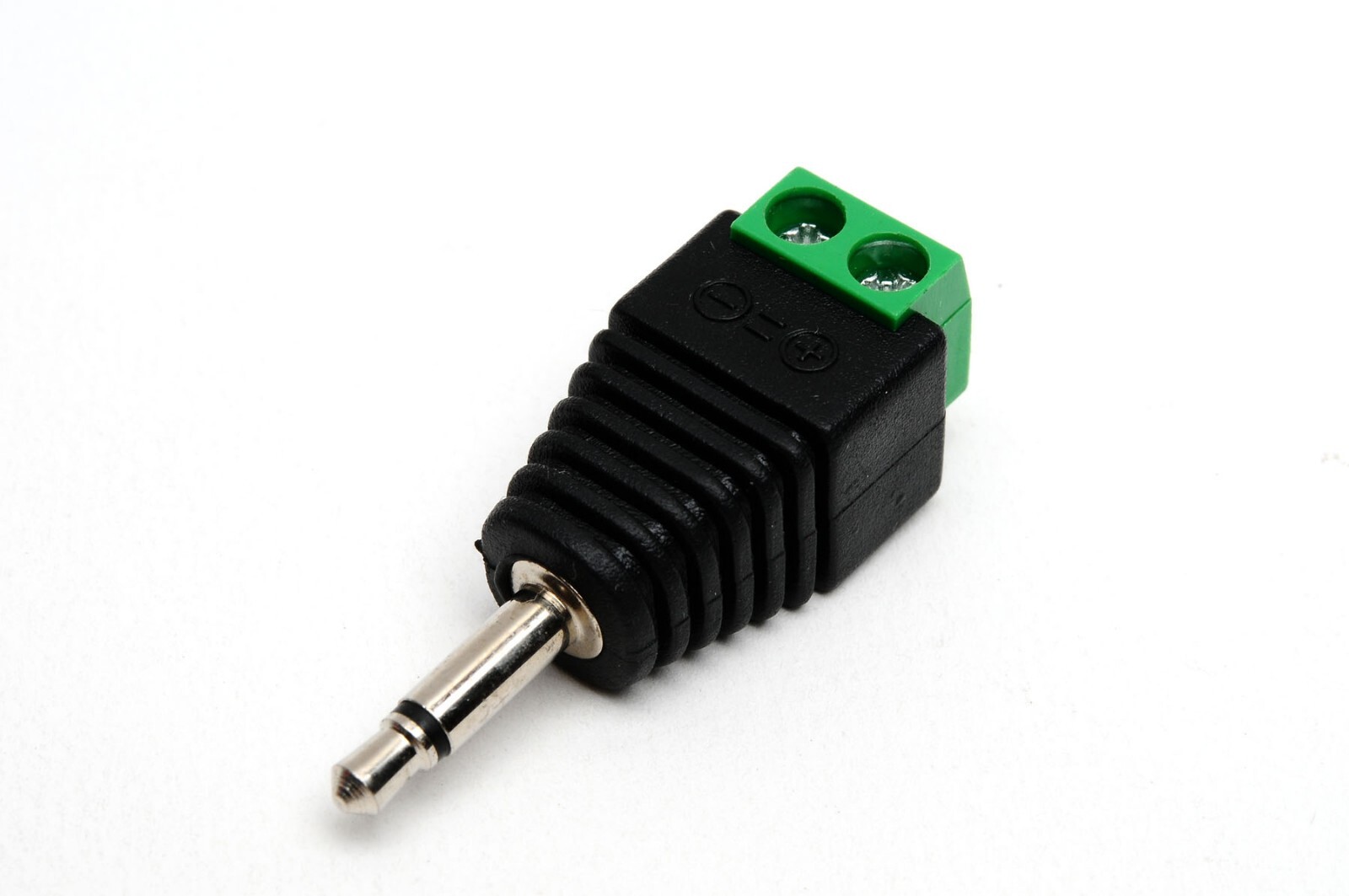 5 pcs 3.5mm (1/8inches) Mono Audio Male to AV 2-Screw Terminal Female Adapter
