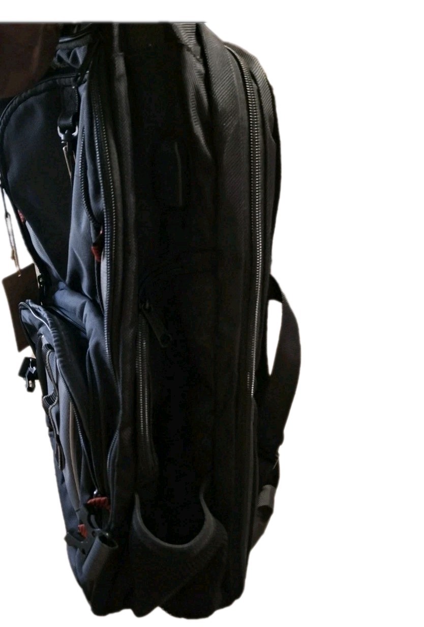 Yorepek Black/Gray Laptop Backpack 17" Padded Multiple Compartments
