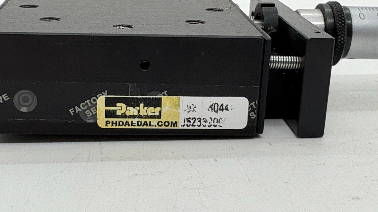 Parker Daedal 4044 Precision Linear Optical Positioning Stage Micrometer Slide