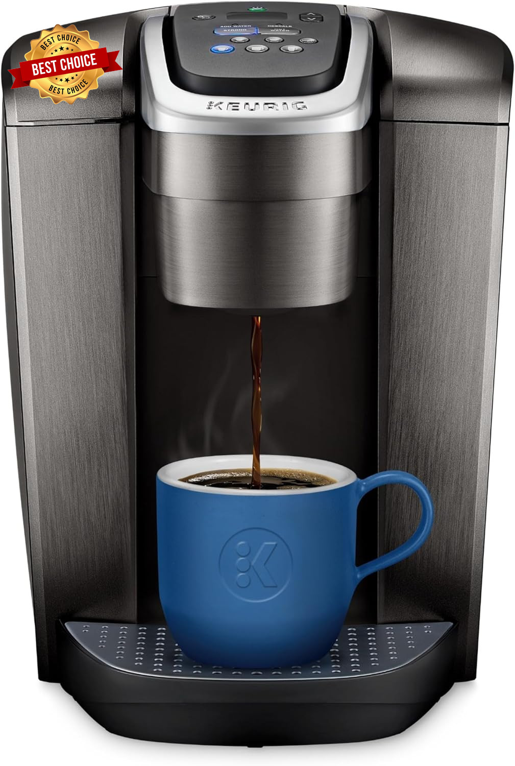Keurig K-Elite Single Serve K-Cup Pod Coffee Maker - Brushed Silver/Gold/Black