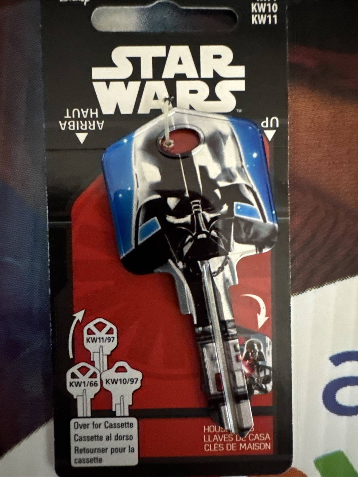 Hillman Key Star Wars Darth Vader Fan Series KW1/10/11 Blank Key Disney