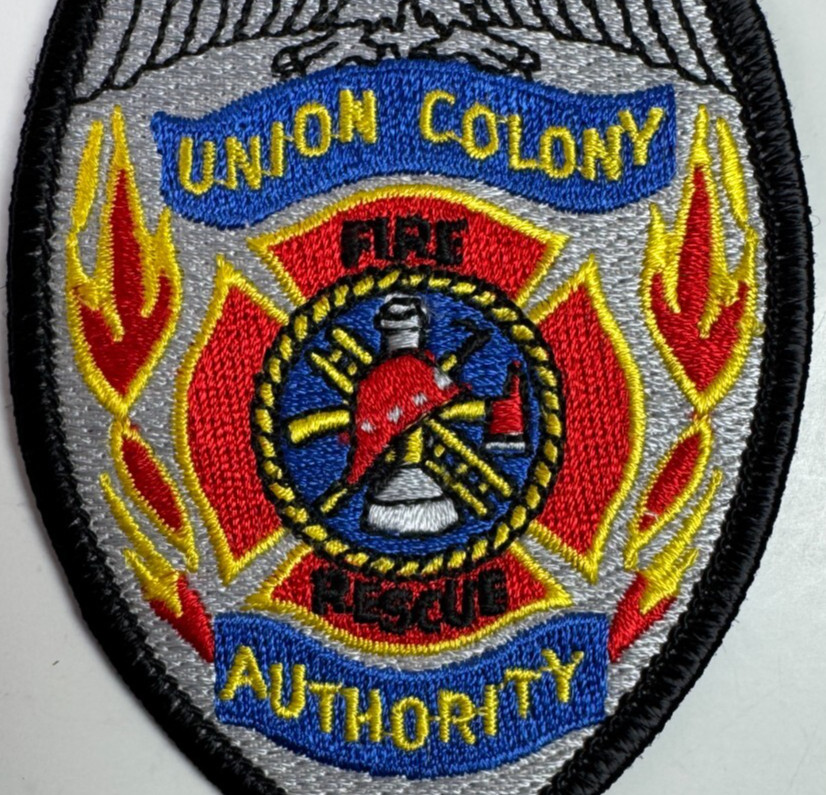 3.5" Union Colony Fire Rescue Colorado CO Patch H3