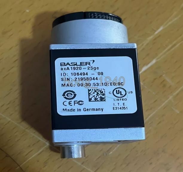 1PCS Used BASLER Industrial Camera CCD acA1920-25gc