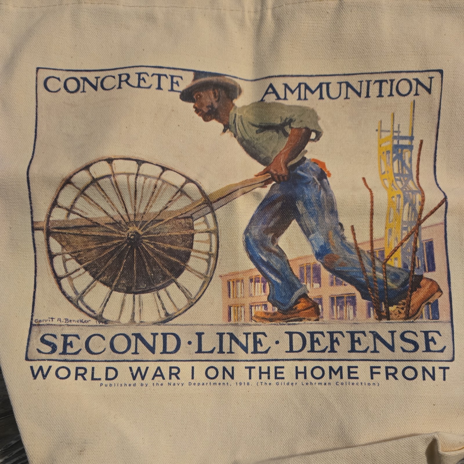 Gilder Lehrman, Inst. of American History,  World War 1, Second Line Defense Bag