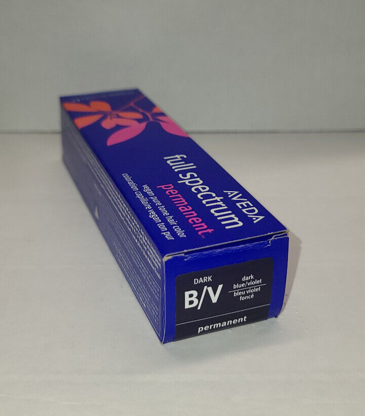 AVEDA Full Spectrum Permanent Hair Color B/V dark blue/violet 1 oz *NEW *