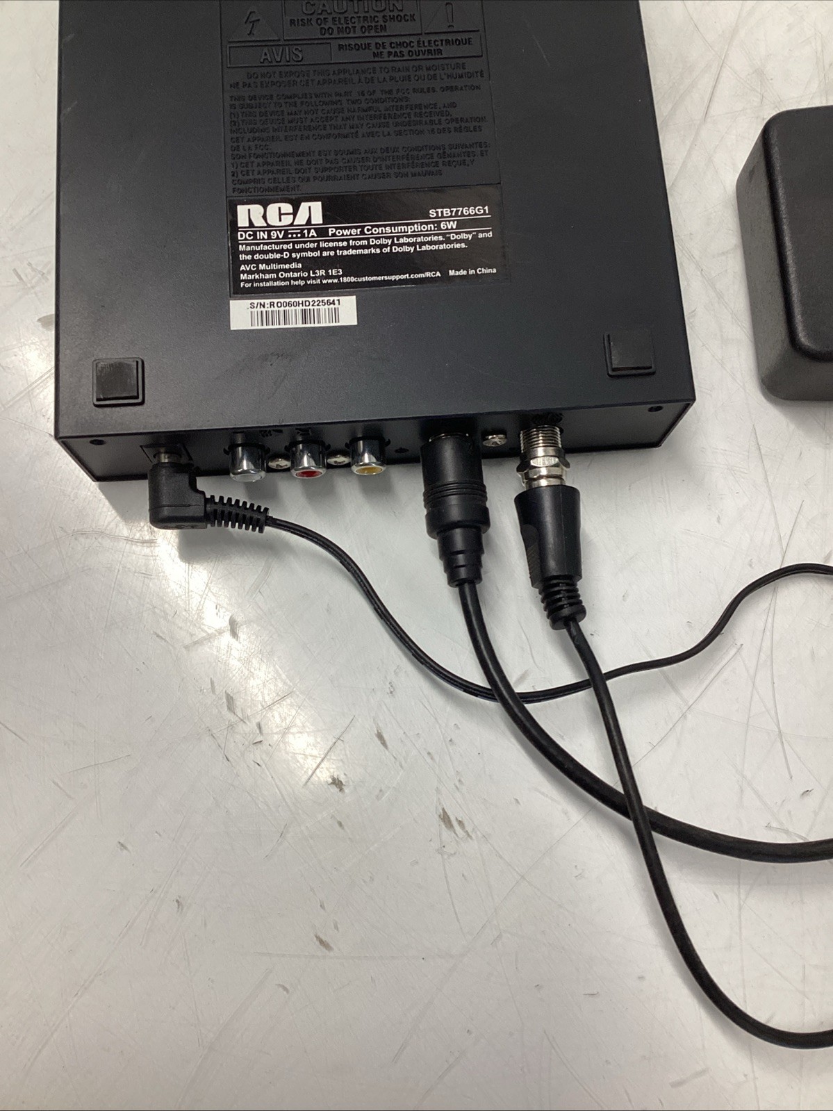 Analog Pass-Through Dolby Digital STB7766G1 with Power Cord-NO REMOTE T-317
