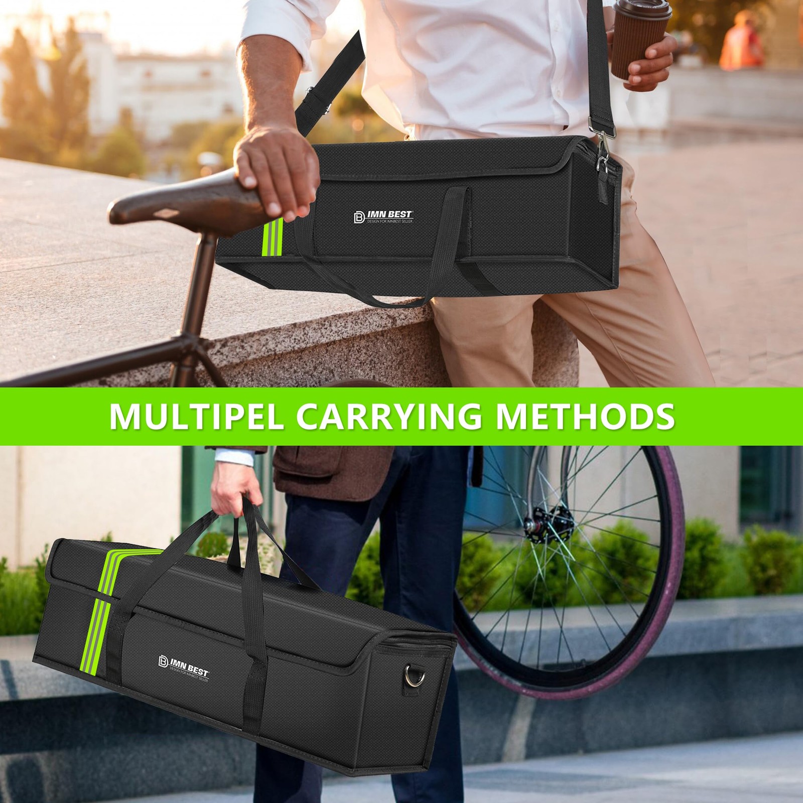 Ebike Battery Bag Fireproof, Waterproof & Explosion-proof Lipo Safe Bag for S...