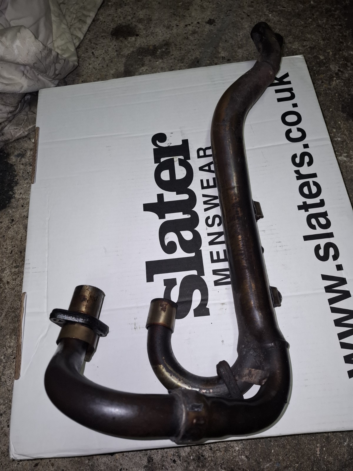 APRILIA PEGASO 650 IE EXHAUST PIPE FRONT HEADER PIPE 2001-2004