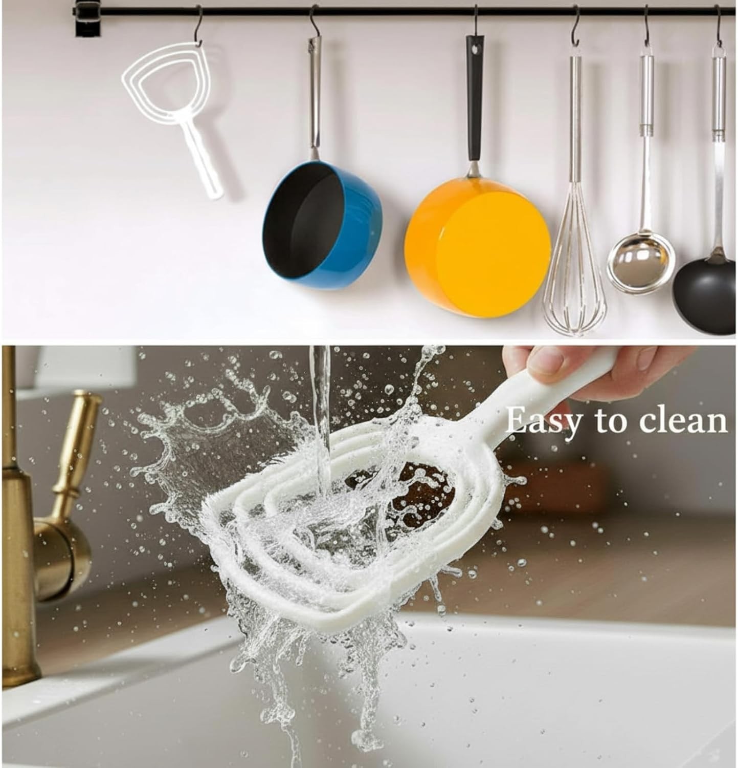 4 Pieces Meat Scraper Bone Dust Scraper Bone Scraper White Poly Scraper