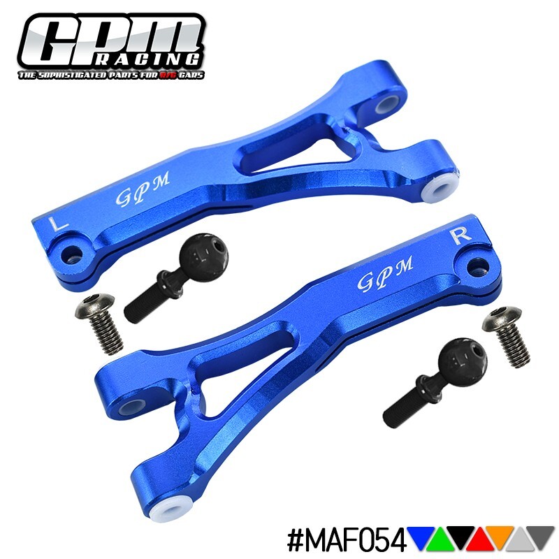 GPM Alloy Front Upper Arms For ARRMA Limitless 6S/8S Infraction Typhon Felony 6S
