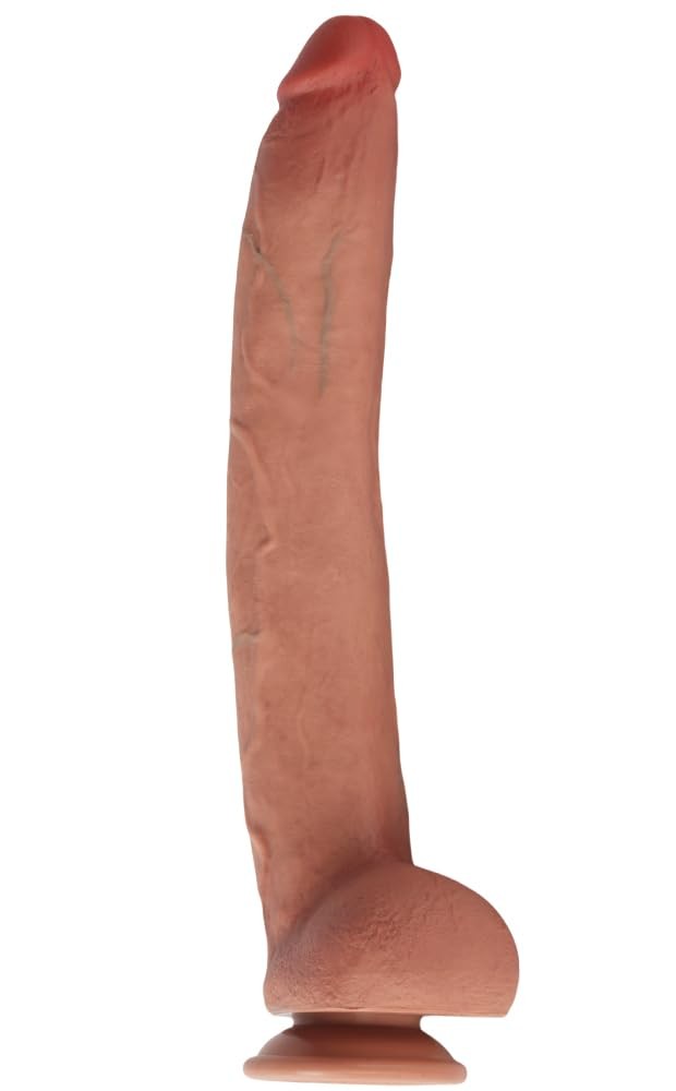 14 Inch Long Dildo, Huge Dildo Realistic Silicone Penis with Strong Suction C...