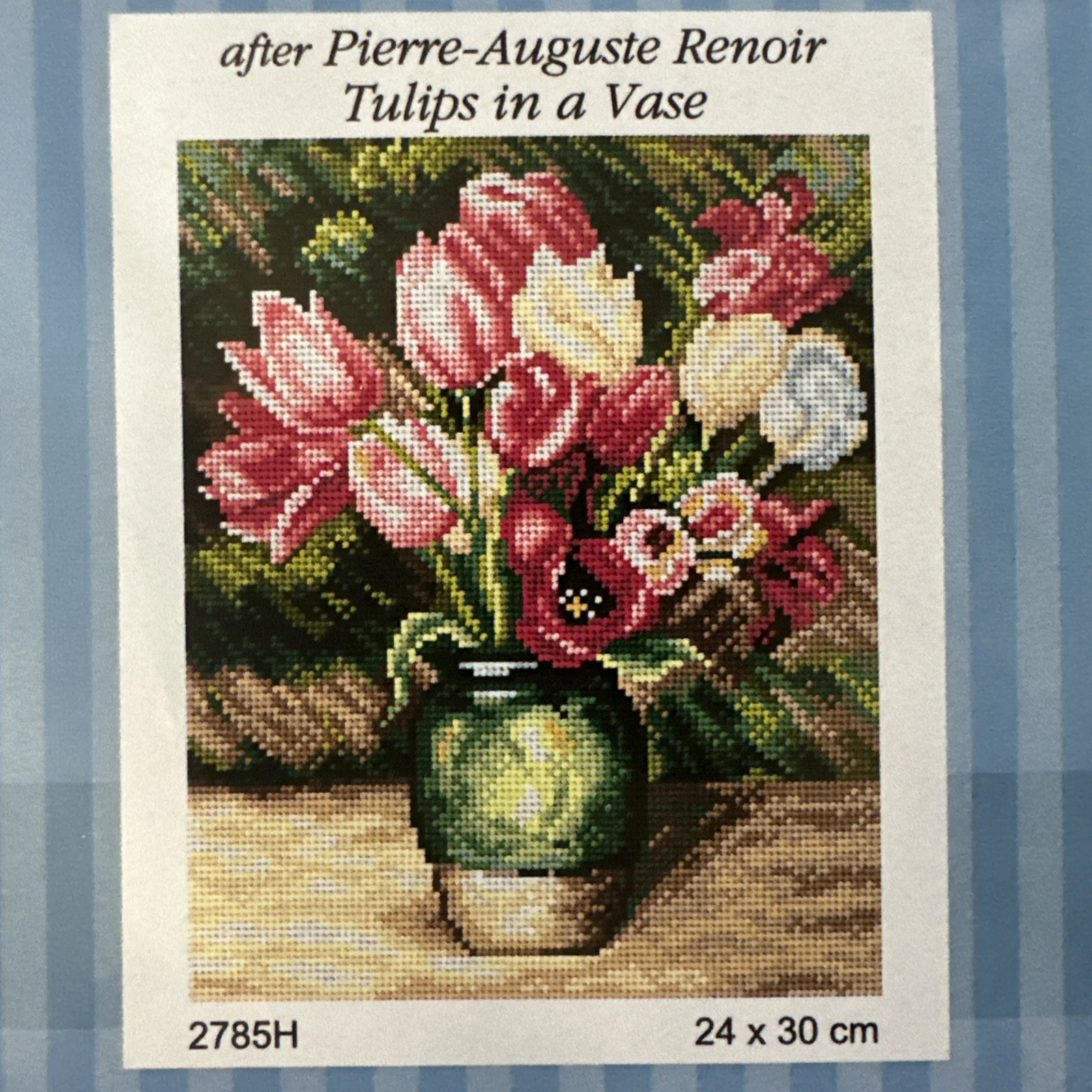 Orchidea Needlepoint canvas for halfstitch without Floss 24x30 Cm