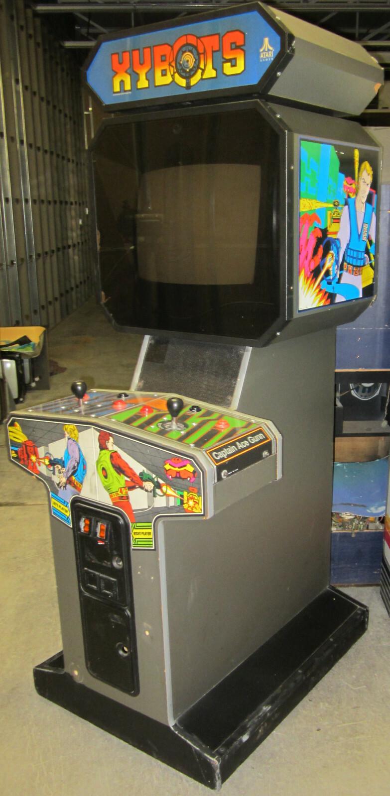 XYBOTS ARCADE MACHINE by ATARI 1987 (Excellent Condition) *RARE*