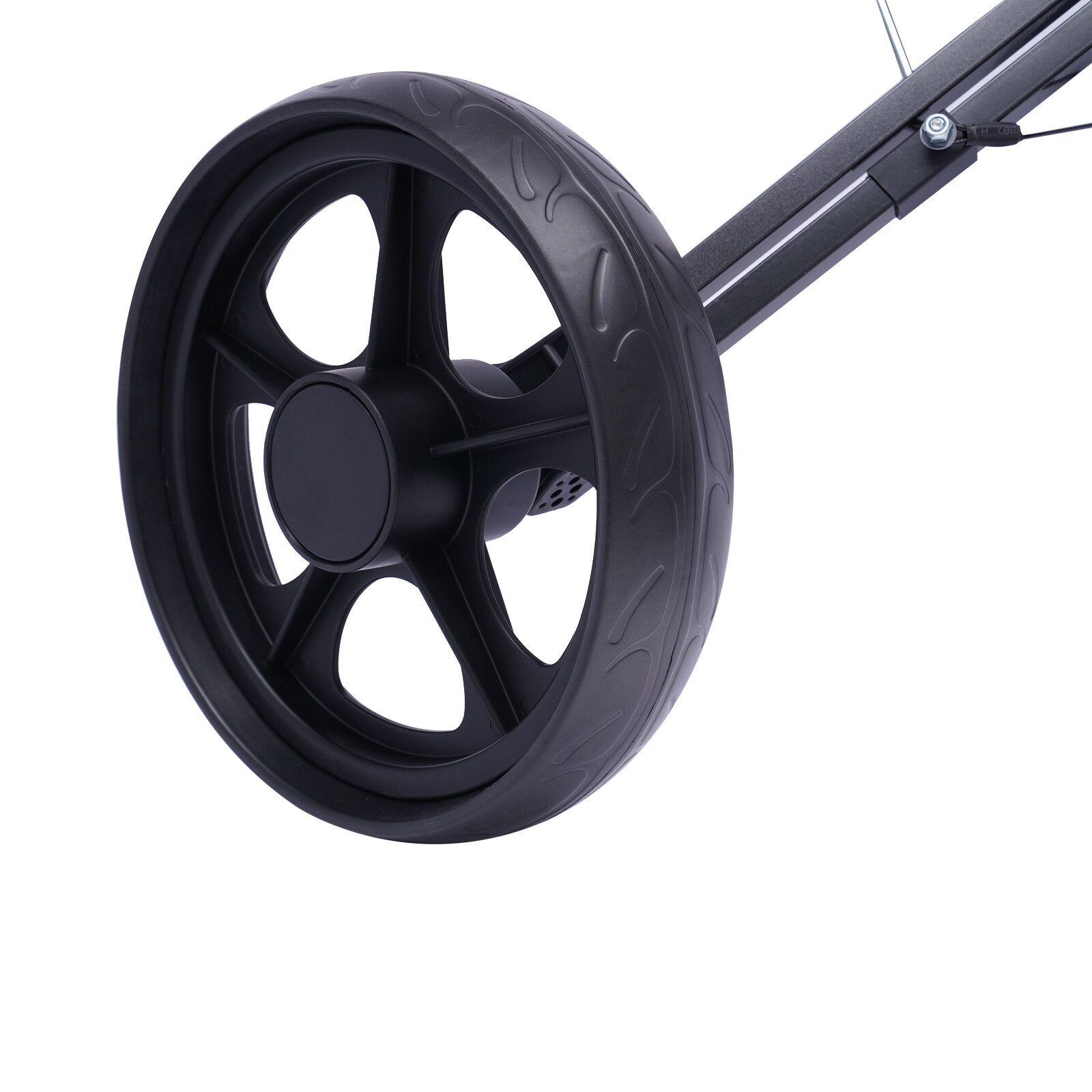 3 Wheel Golf Push Cart Folding Golf Walking Push Cart Roller Golf Bag Holder