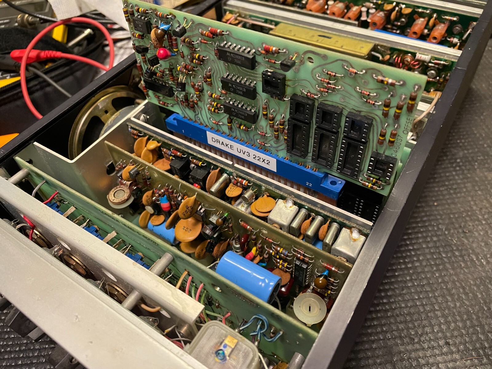 Drake UV-3 Transceiver Extender Board Pair Riser IN KIT FORM
