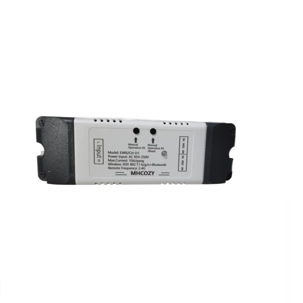 2CH WiFi RF Wireless Switch Relay,Inching Self-Locking Interlock Mode,Ewelink...