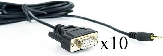 10 x NEW 940-0299A 6ft DB9 to 2.5Mm Serial Console Cable For AP9630 - AP9631,QTY