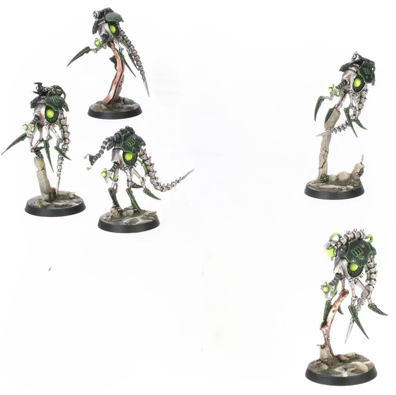 Warhammer 40k Necrons Macrocyte Reanimator, Accelerator, and 3 Warriors NEW