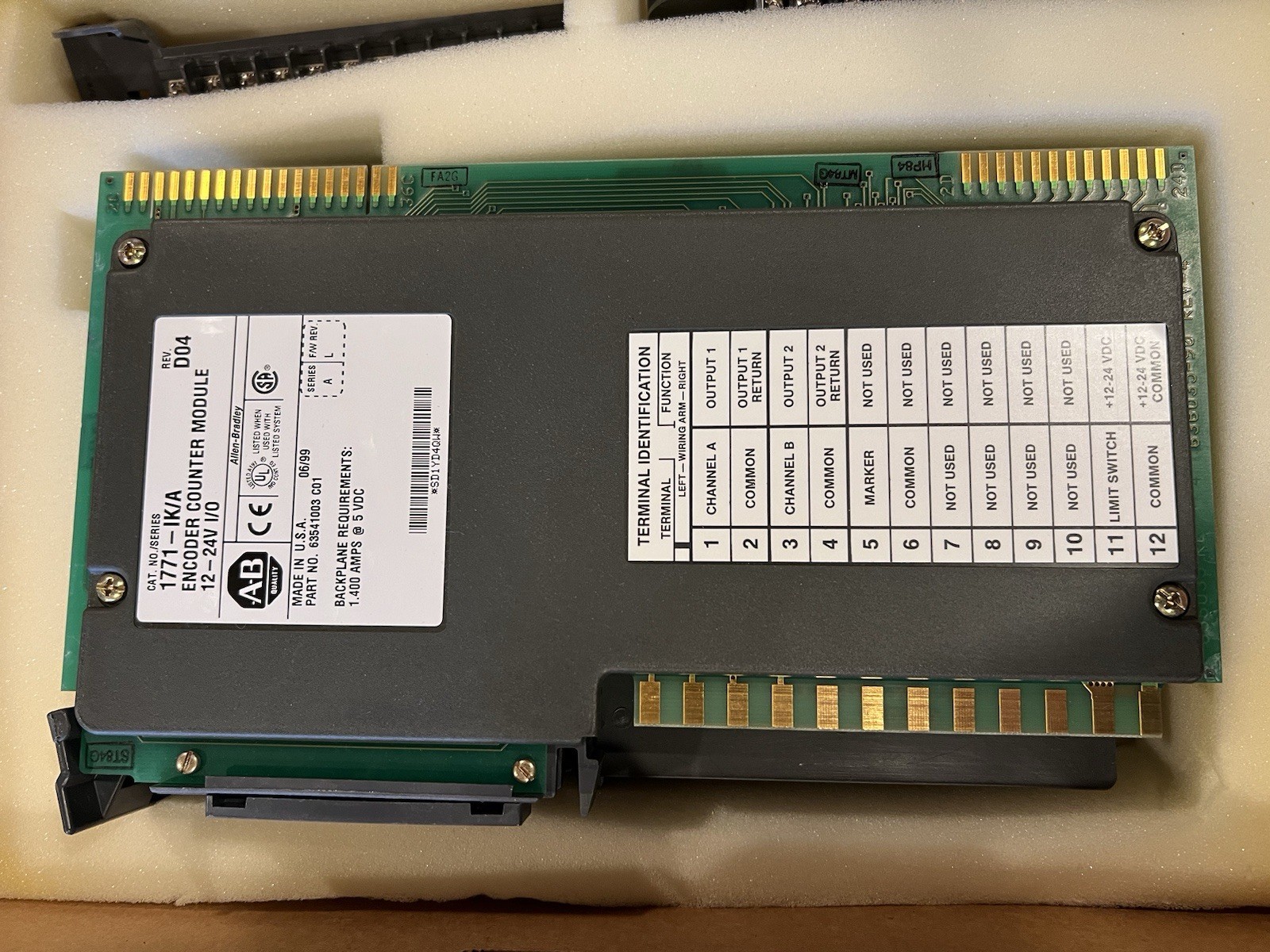 Allen-Bradley 1771-IK Encoder/Counter Module