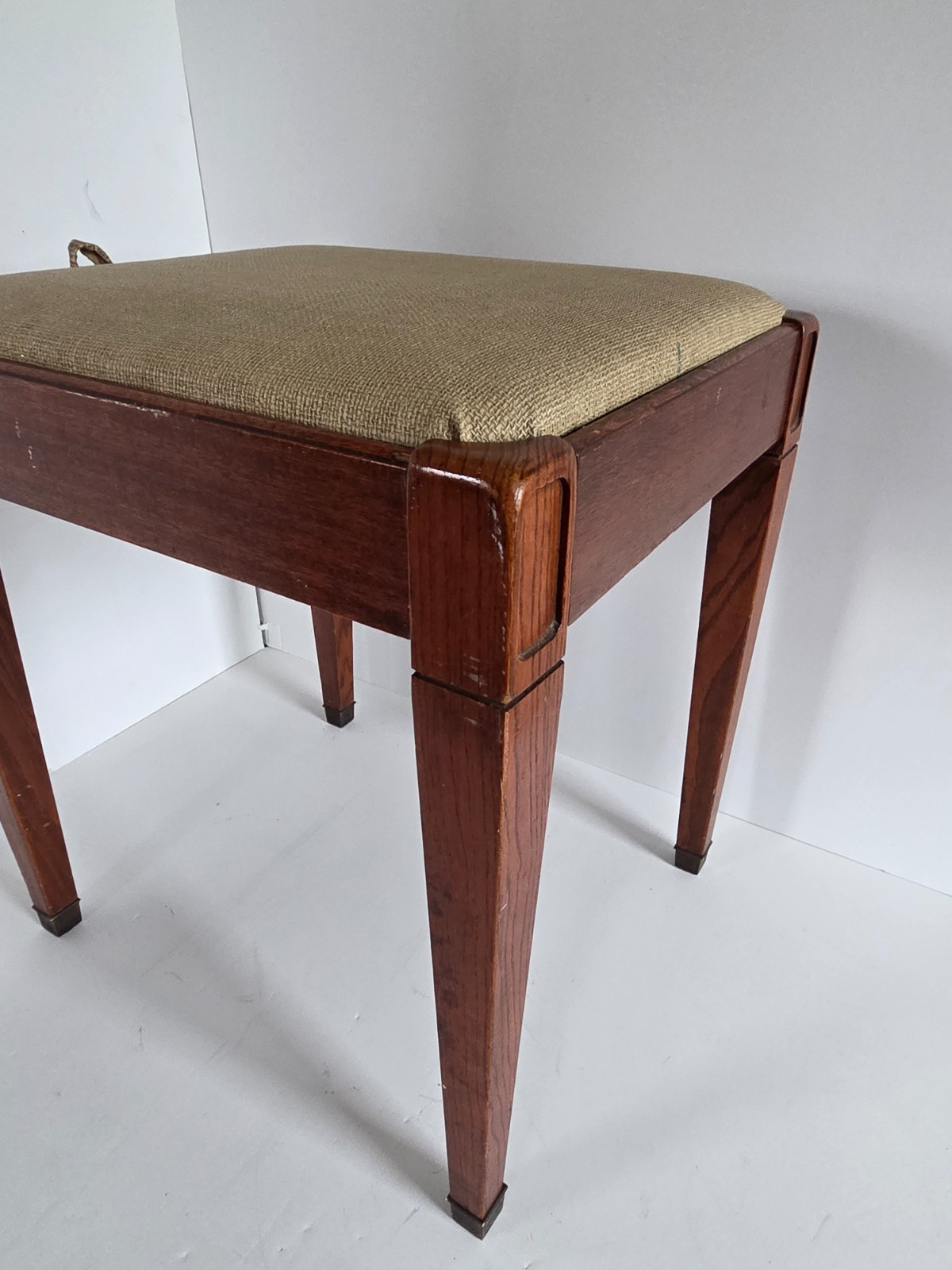 Vintage Wood Singer Sewing Machine Bench / Stool