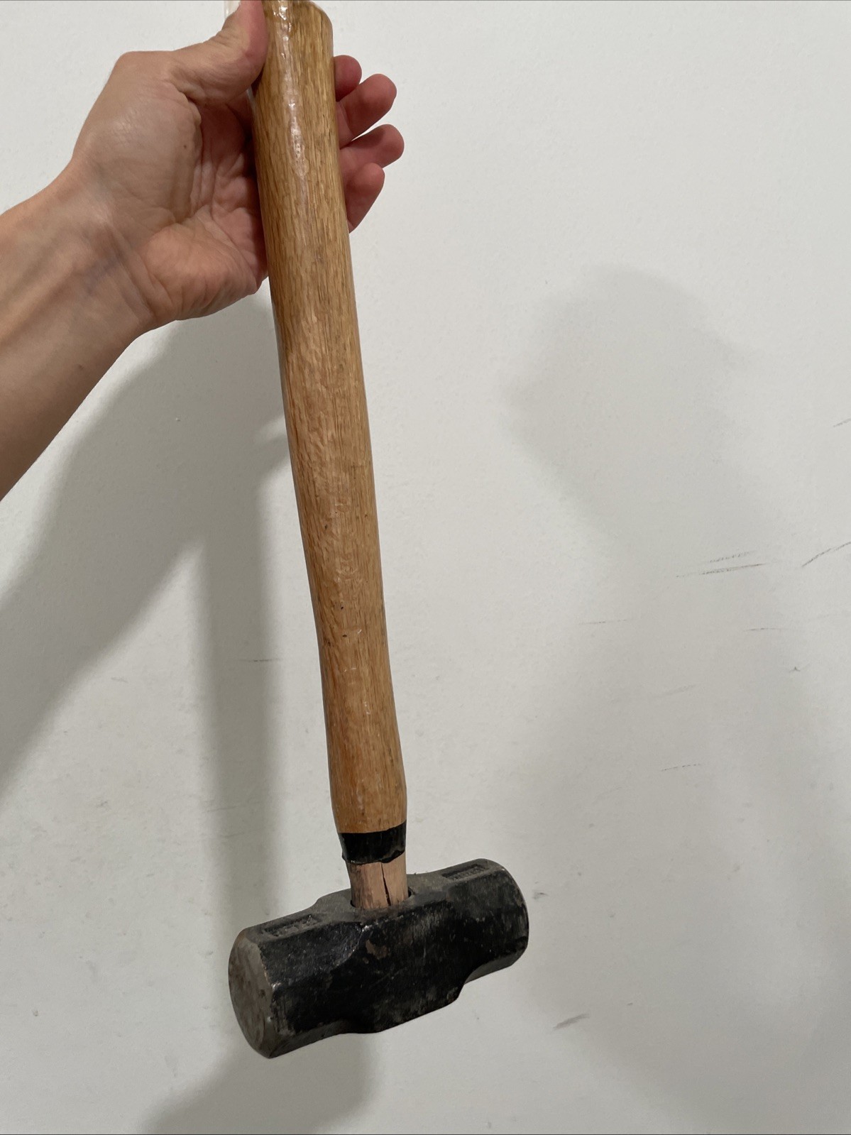 Vintage Wood Handle Sledge Hammer