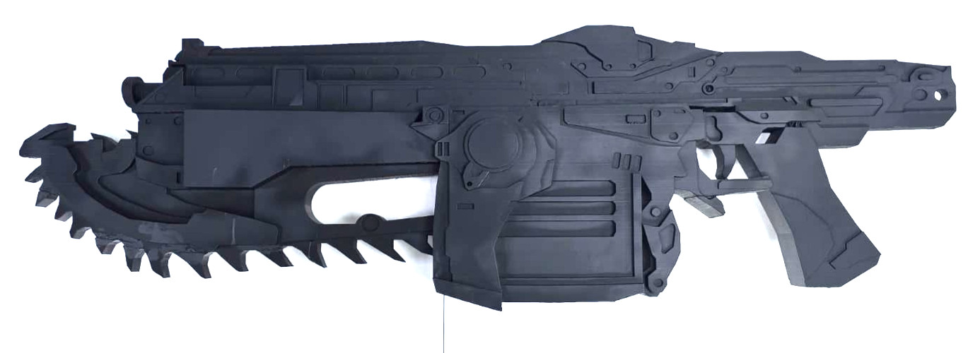 Replica Gears Of War Lancer Prop Fantasy & Cosplay  1:1 Scale Full 41 x 6 inches