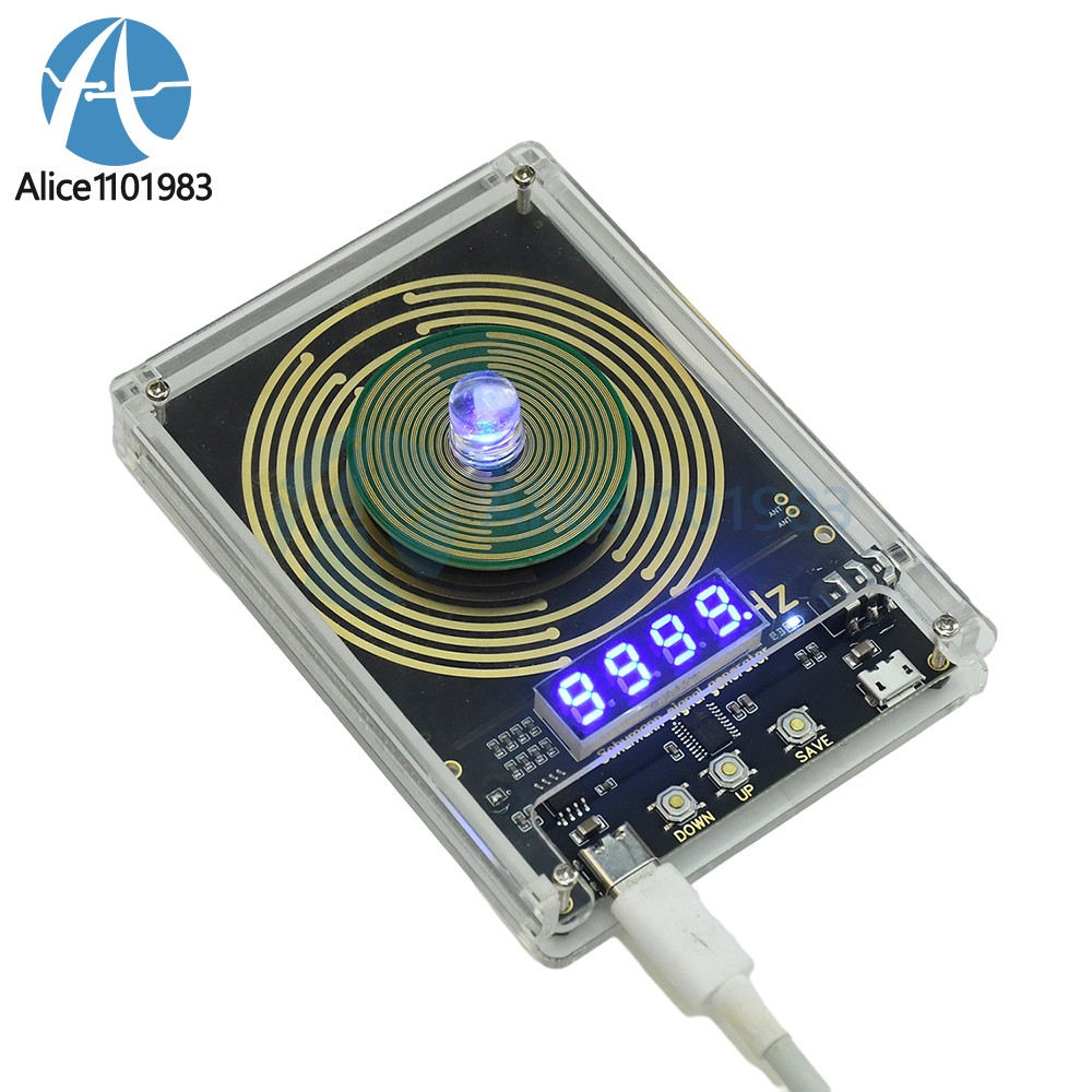 DC 5V 0.01-9999HZ Adjustable Frequency Schumann Wave Sine Wave signal Generator