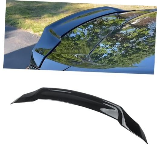 Rear Trunk Lip Spoiler R Style Highkick Wing 2018-2022 10th R Style Gloss Black
