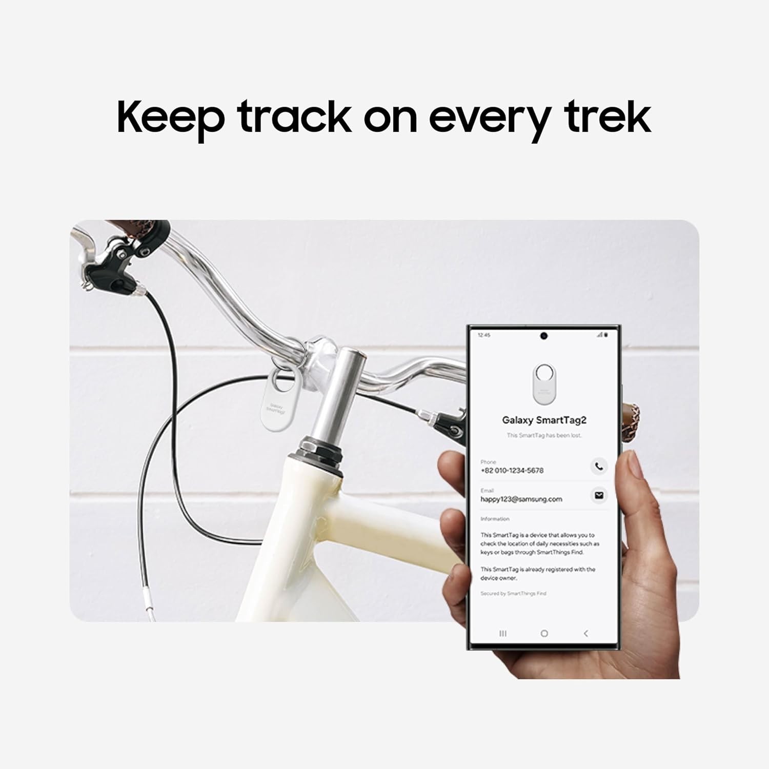 Samsung Galaxy SmartTag2 Tracking Device - Black (Open Box)