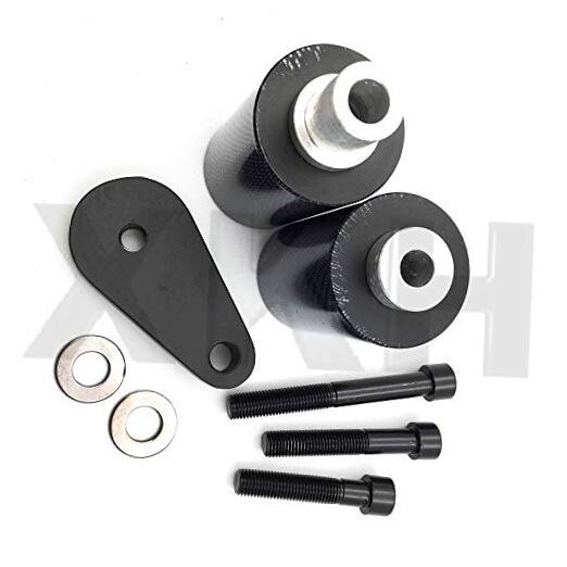 XKH- Motorcycle No Cut Frame Slider Protector Compatible with 2003 2005 Yzf R6
