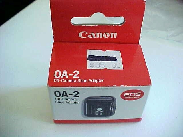 Canon OA2 flash off camera connector (bx 4)