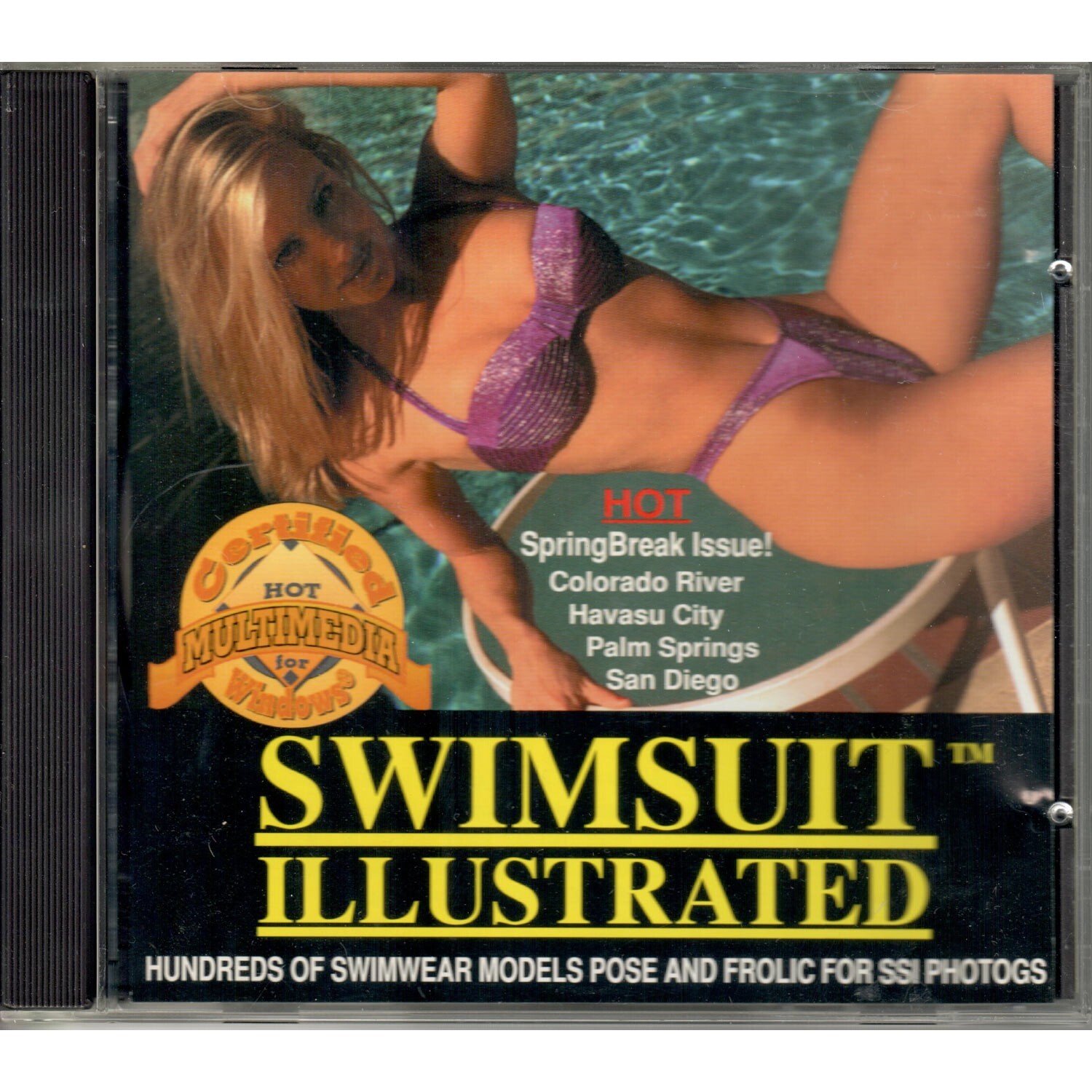 Swimsuit Illustrated Hot Springbreak Issue CDROM Vintage 400+ Images & 7 movies