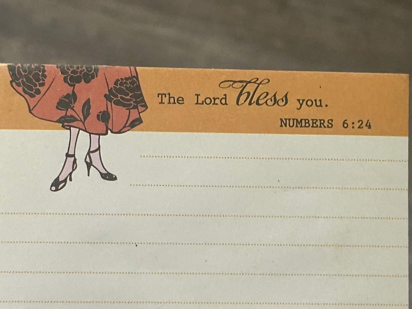 VTG DAYSPRING Note Caddy Psalm/Number Verses 150 Sheets 3 Note Pads Notes Lists