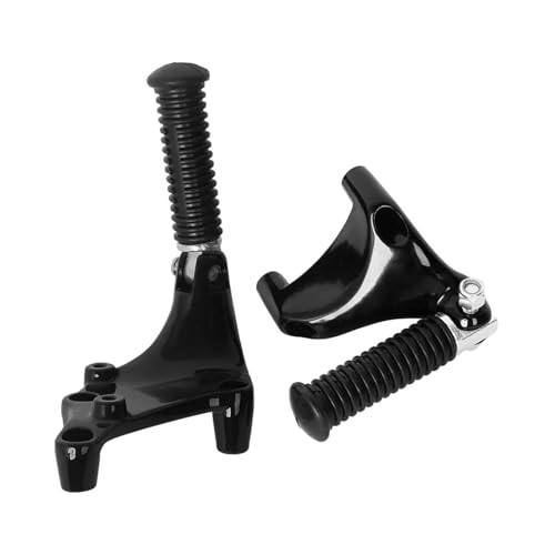 Rear Passenger Footpegs Foot Rests Pedal Mount Kit Compatible with Harley