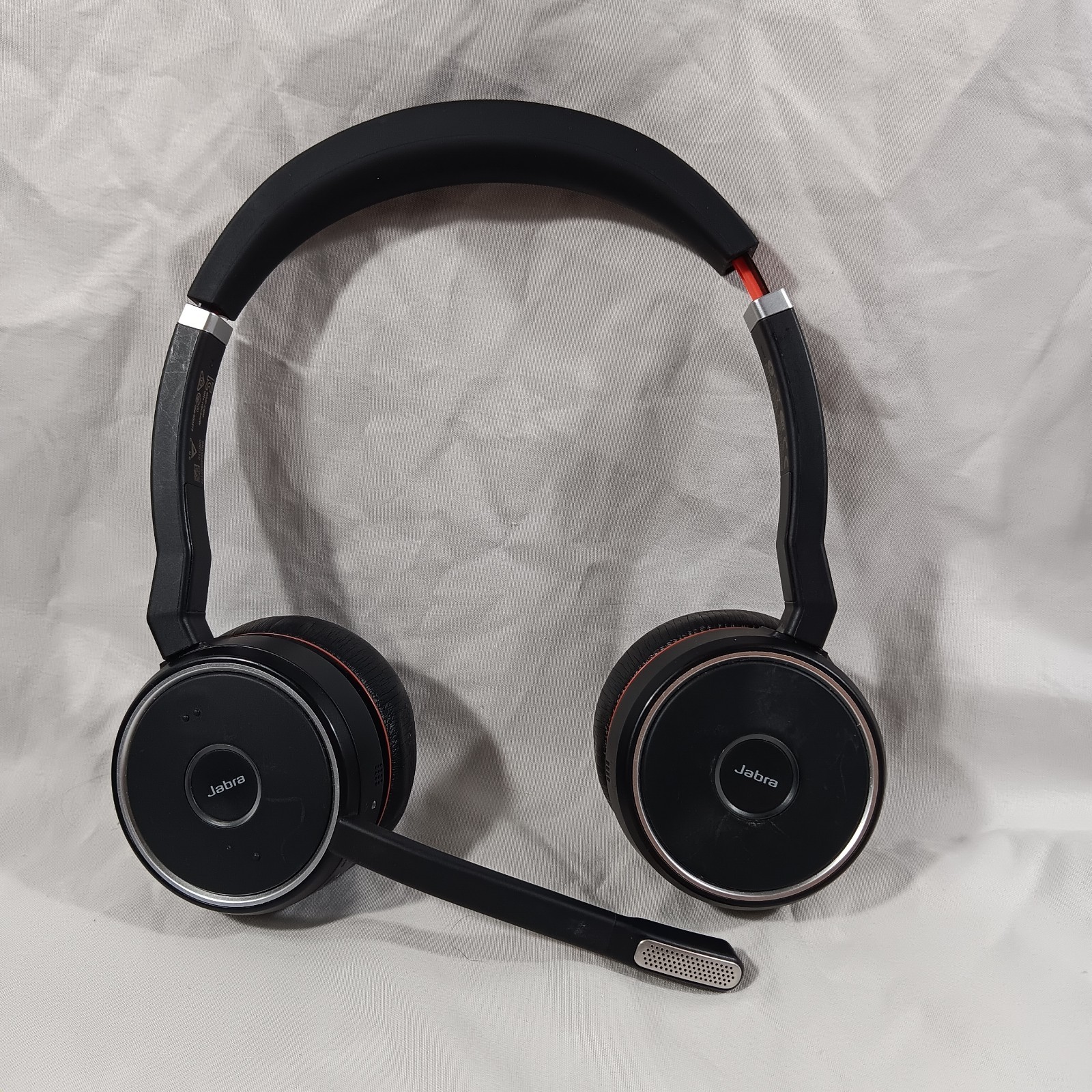 Jabra Evolve 75 HSC040W Wireless Bluetooth Headset Black + USB Dongle & Case