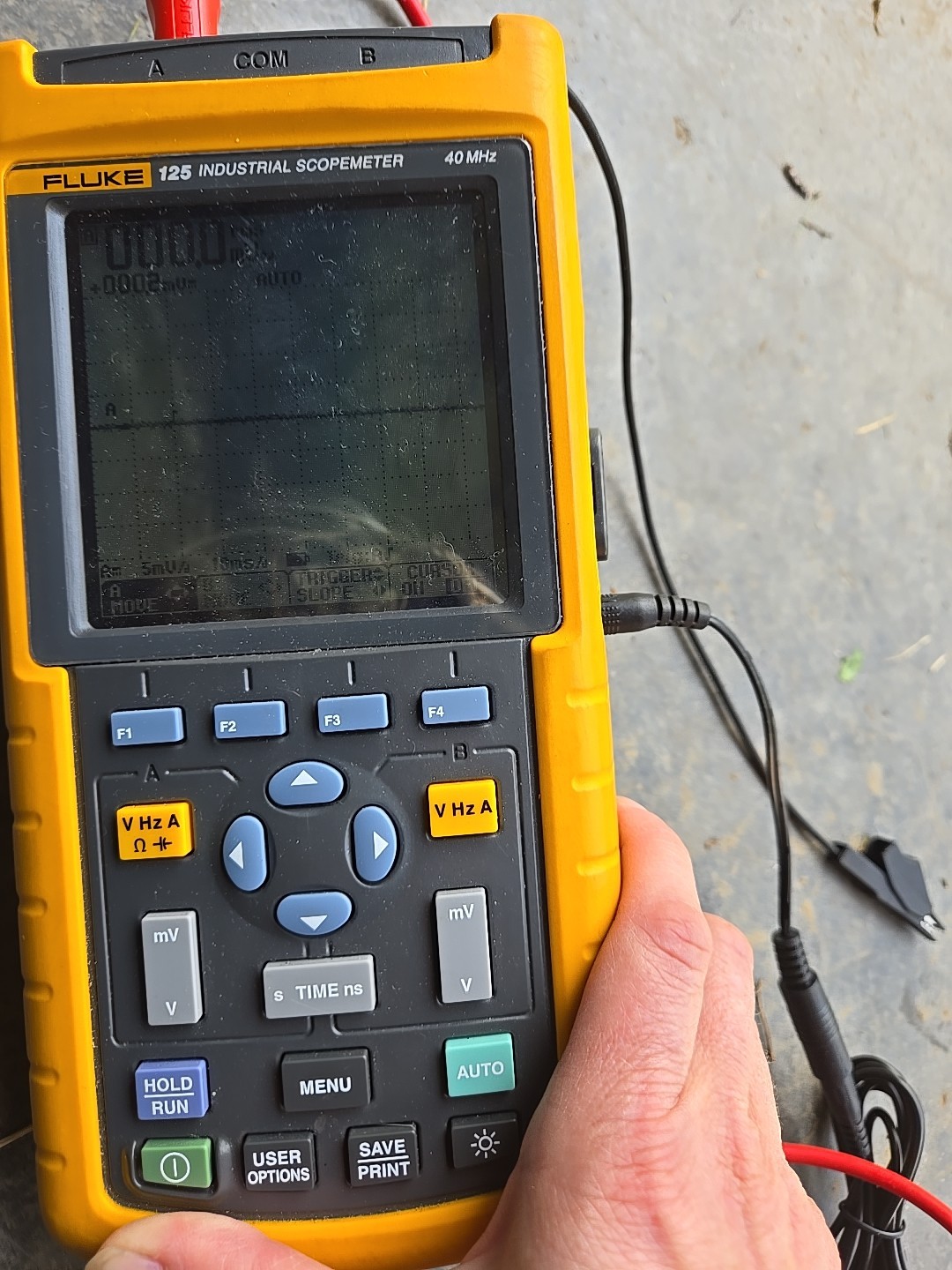 Fluke 125 Industrial Scopemeter 40mhz