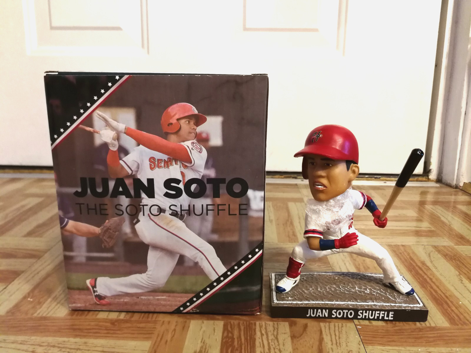 Juan Soto Bobblehead The Soto Shuffle Harrisburg Senators Washington Nationals