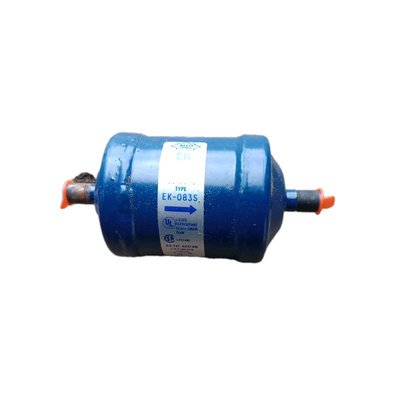 ALCO CONTROLS EK-083S Liquid Line Refrigerant Filter-Drier 3/8" S W P 500 PSI