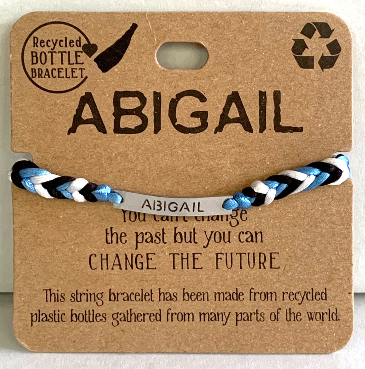 ABIGAIL   ♻Recycled Bottle Bracelet ~Brand New ~ Great Gift 🎁