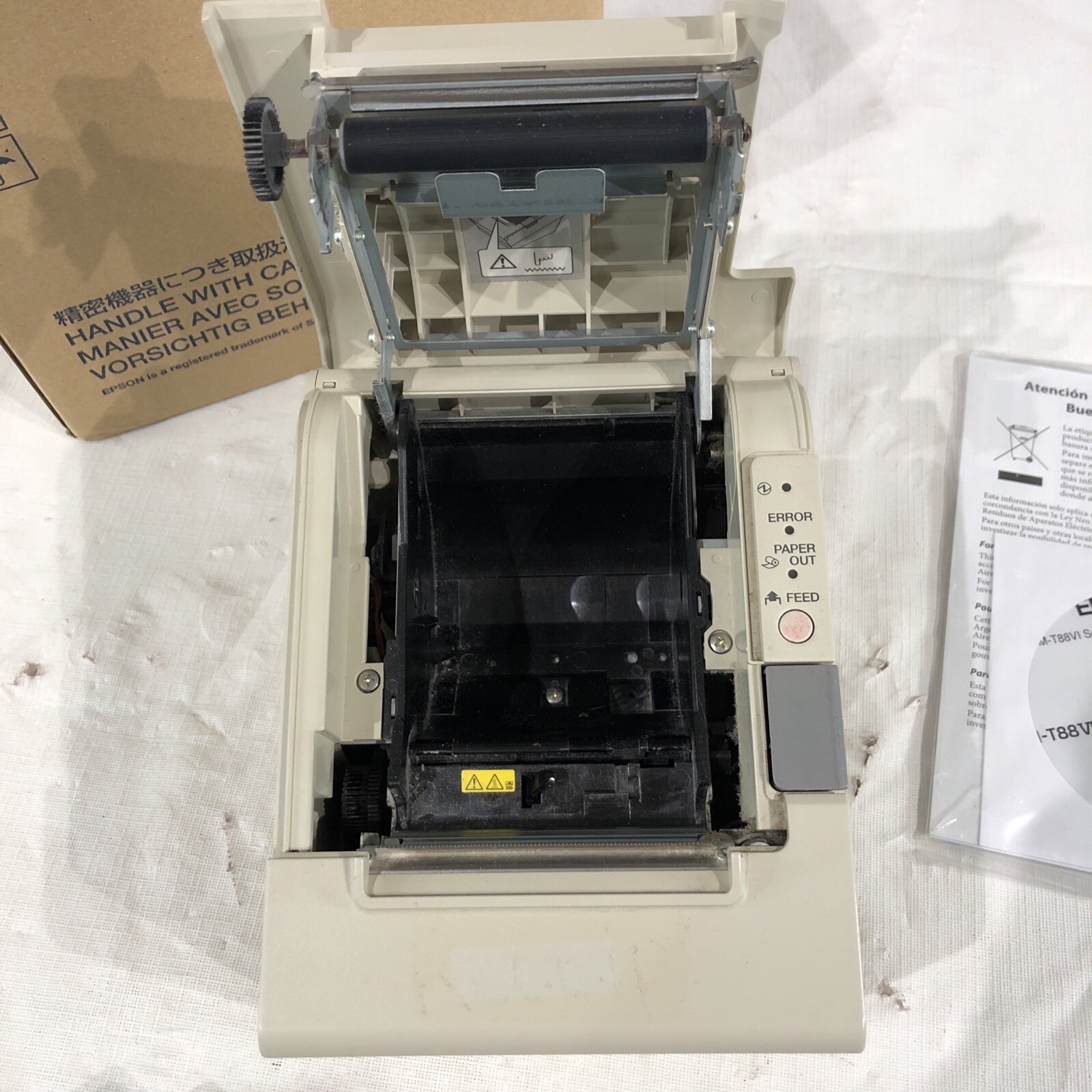 MICROS EPSON TM-T88IV M129H POS RECEIPT PRINTER M179A IDN INTERFACE